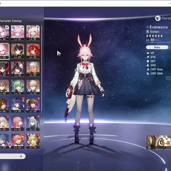 Honkai Star Rail Accounts Others Asia|TL 70|2 PremTeam|12 Limited| Cyrene E2,Evanescia