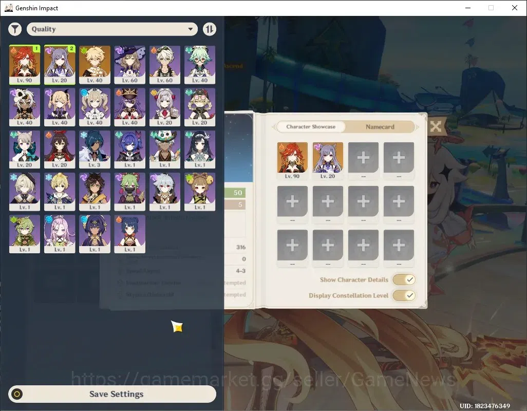 Genshin Impact Accounts Others ASIA|AR 50|1 Limited + 1 Standard + 2 (*5 Weapon)| Mavuika + Signature |Keqing|Mc Male|Take 1