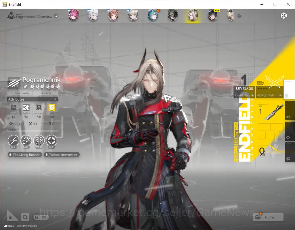 Arknights: Endfield Accounts Asia Lv 9|Fresh Starter|3 SSR [Yvonne,Ardelia,Pogr image 5