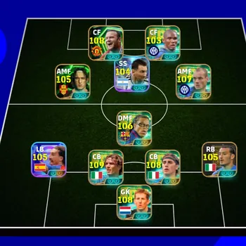 eFootball Accounts Legends & Iconic Players COLECTIVE 3272+ | DUO CB ITALIA x LEGEND ZAMBROTA x W ROONEY x FULL NEW ERA,GG