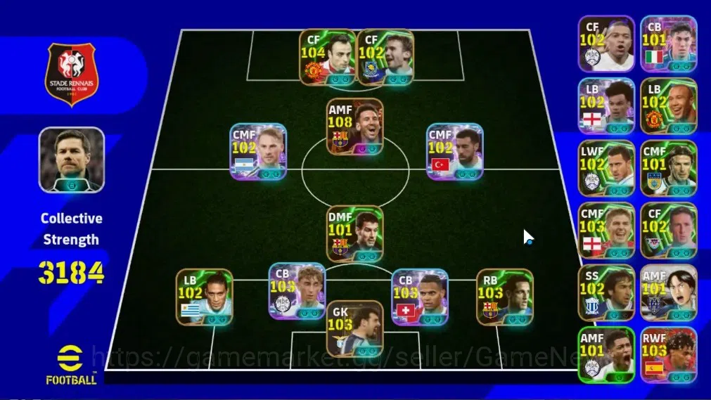 eFootball Accounts Legends & Iconic Players Android|Big Time Lionel Messi|17 Epic Dimitar Berbatov,Belleti,Angelo Peruzzi|14 1