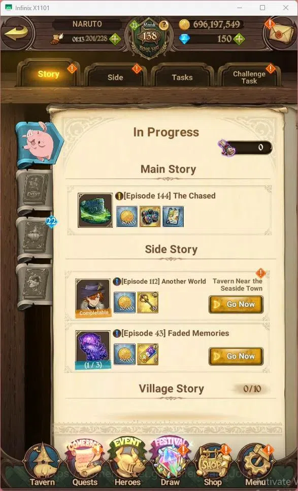 The Seven Deadly Sins: Grand Cross Accounts ASIA|5.52M Power|150 DM|LR  Mesis 3/6|UR  Menor 5/ image 2