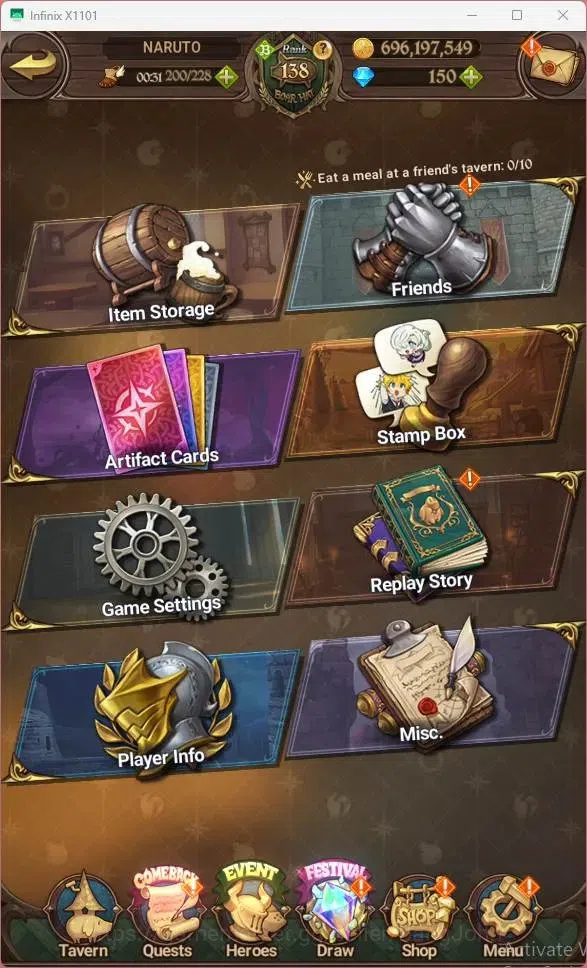 The Seven Deadly Sins: Grand Cross Accounts ASIA|5.52M Power|150 DM|LR  Mesis 3/6|UR  Menor 5/ image 4