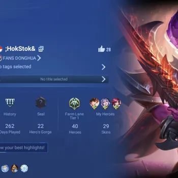 Honor of Kings Accounts Rare Skin Global Hero 40 Skin 29: Okarun (Lam) KIC Luna, 2 Legend (Yao, Musashi) Momo (Daji) etc Log