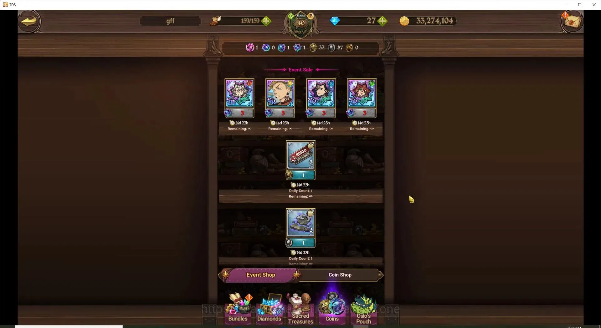 The Seven Deadly Sins: Grand Cross Accounts Endgame Global|2,1M CC|117 LS|2LR+7UR+Collab Gachiakuta|H 10