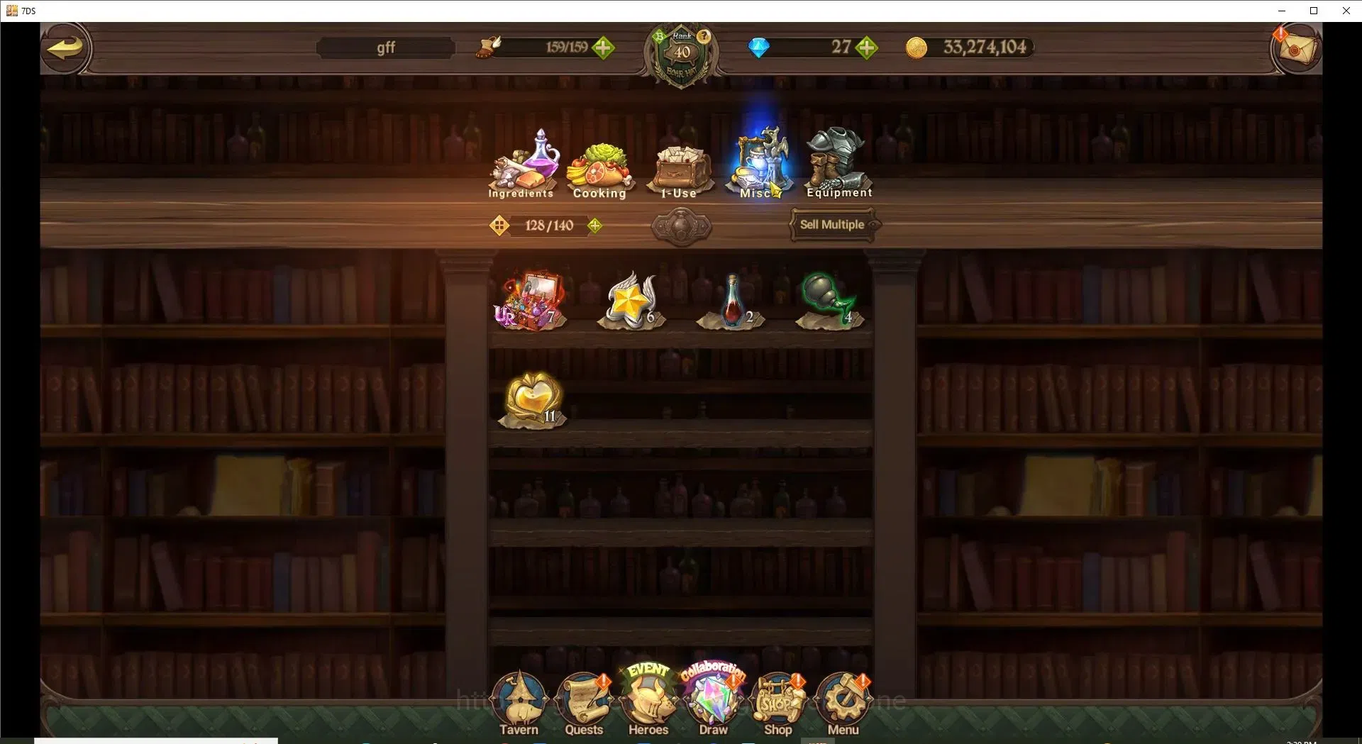 The Seven Deadly Sins: Grand Cross Accounts Endgame Global|2,1M CC|117 LS|2LR+7UR+Collab Gachiakuta|H 14
