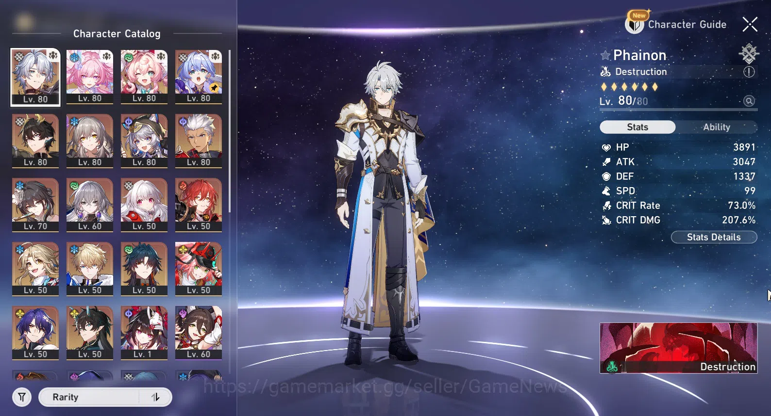 Honkai Star Rail Accounts Asia|TL 64|12 Limited|PhainonE2,Cyrene,Hyacine,Rob image 2