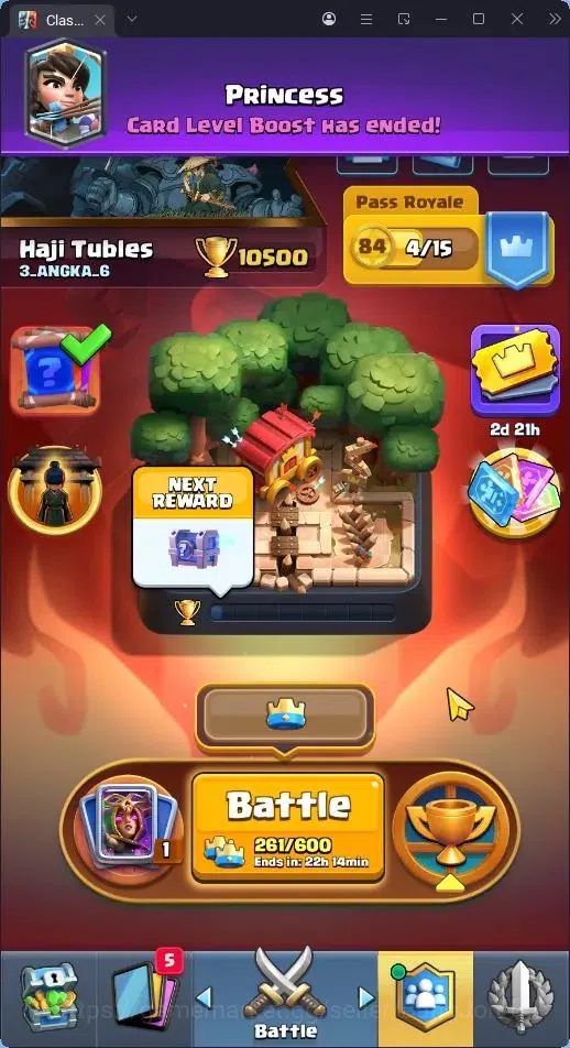 Clash Royale Accounts High-End Trophy 10500|CL 1161|KTL 14|122 Cards| 1 Max |7 Champ|1 Hero|8 Evo|Arena 26|2708 Gems|Proteck 1
