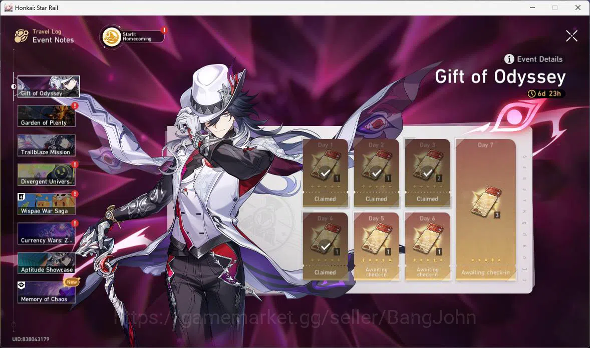 Honkai Star Rail Accounts Others ASIA|TL 58|10 Limit|Premium Team[Luocha+Yao Guang 2