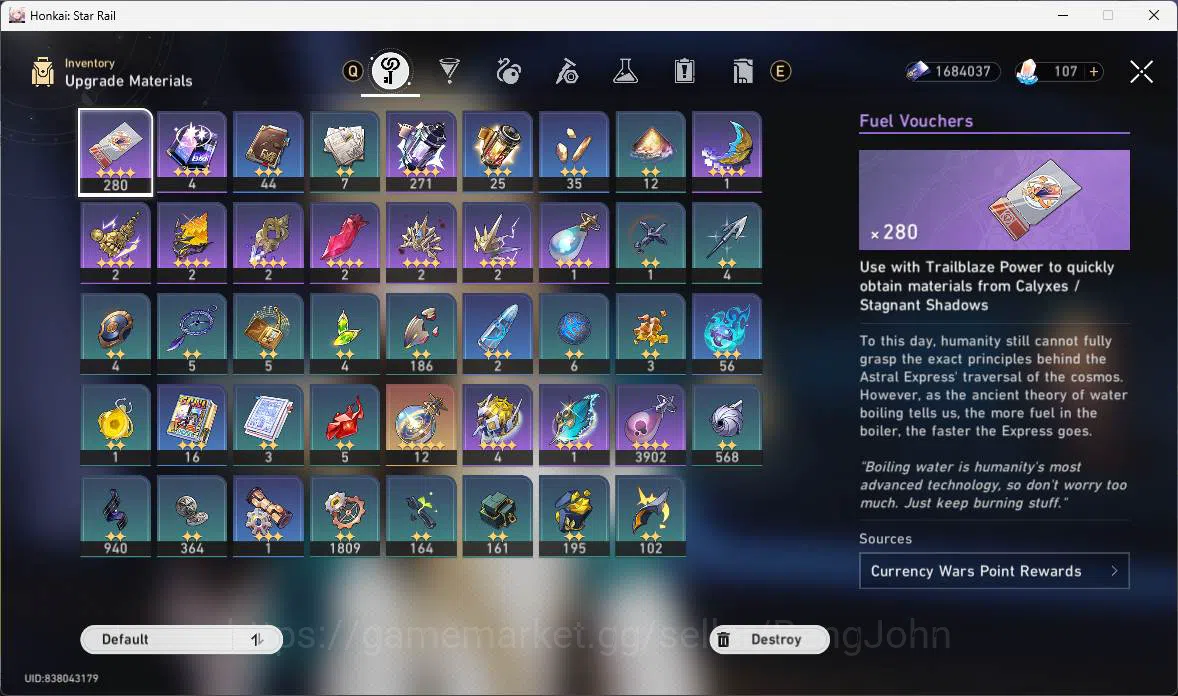 Honkai Star Rail Accounts Others ASIA|TL 58|10 Limit|Premium Team[Luocha+Yao Guang 9