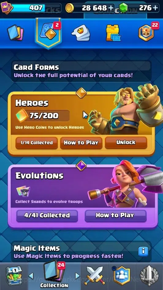 Clash Royale Accounts Lv 407|Trophy 3035|KTL 10|Card 51/121|1 Hero 4 EVO image 5