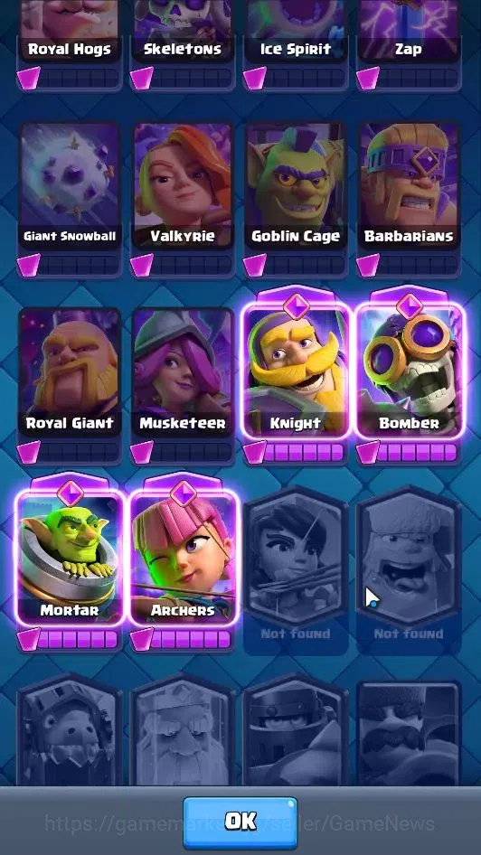 Clash Royale Accounts Lv 407|Trophy 3035|KTL 10|Card 51/121|1 Hero 4 EVO image 8