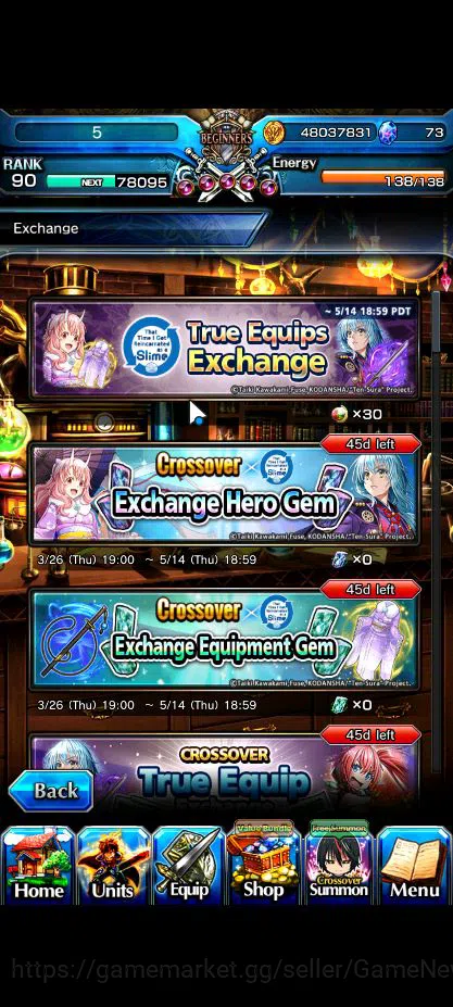 Grand Summoners Accounts Global|Rank 90|30 RGB|23 Ascend|[Inumuta,Roy,Emiya image 18