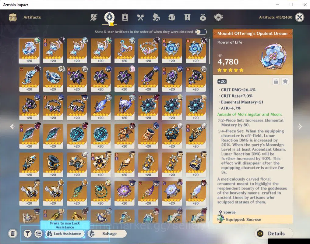 Genshin Impact Accounts ASIA|AR 57|11Limited+7(*5Weapon)|(Columbina,Flins, image 12