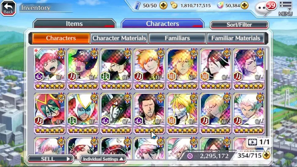 Bleach: Brave Souls Accounts High-End [GLOBAL]50K Orbs|DreamTim Ichigo,TYBW26 Yukio,Riruka,10th Aniv Ichigo,New Ver 10