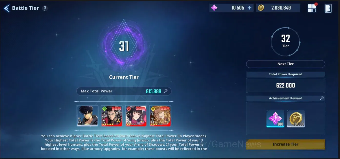 Solo Leveling: ARISE Accounts 615 Power+10k Essense|19 SSR|GotoA5+SignA4, KanaeA2+Sign, ThomasA3+Sign, Etc|Log Google|Check