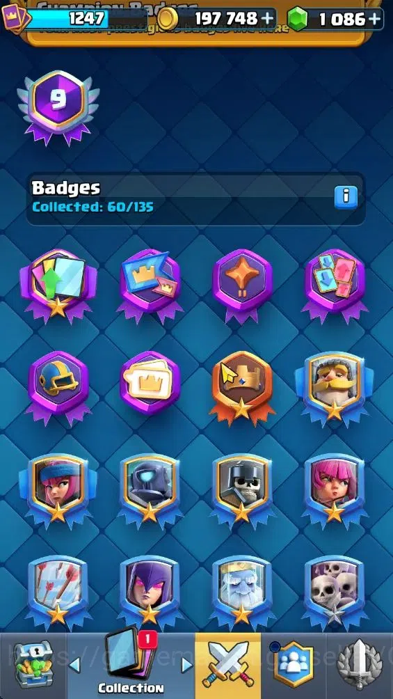 Clash Royale Accounts Lvl 1247|KTL 12|Trophy 7200|Card 120|Limited Skin| image 11