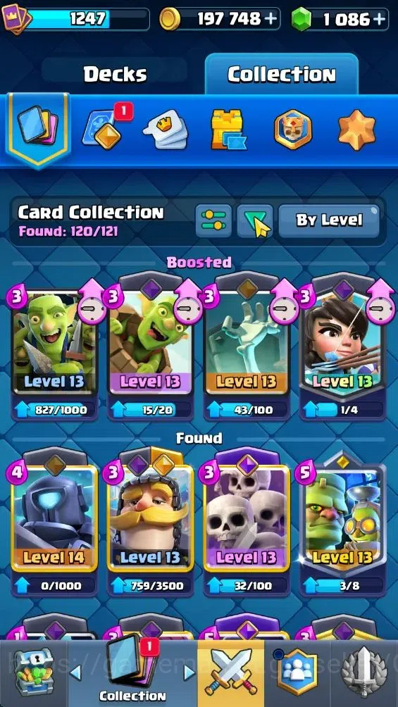Clash Royale Accounts Lvl 1247|KTL 12|Trophy 7200|Card 120|Limited Skin| image 14