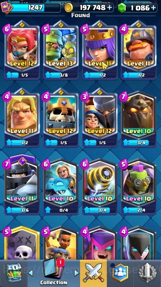 Clash Royale Accounts Lvl 1247|KTL 12|Trophy 7200|Card 120|Limited Skin| image 15