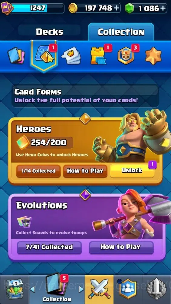 Clash Royale Accounts Lvl 1247|KTL 12|Trophy 7200|Card 120|Limited Skin| image 5