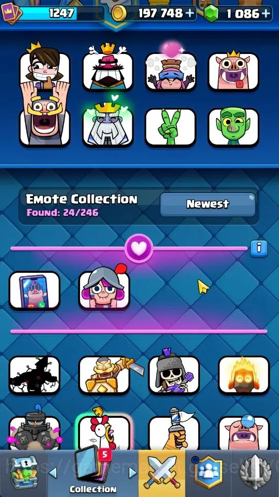 Clash Royale Accounts Lvl 1247|KTL 12|Trophy 7200|Card 120|Limited Skin| image 7
