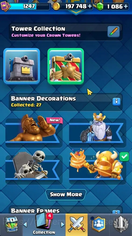 Clash Royale Accounts Lvl 1247|KTL 12|Trophy 7200|Card 120|Limited Skin| image 8