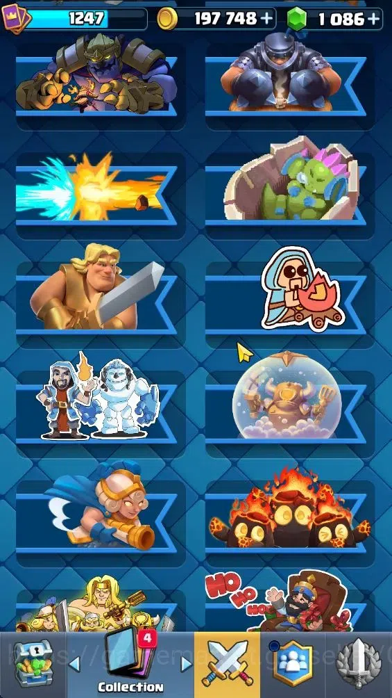 Clash Royale Accounts Lvl 1247|KTL 12|Trophy 7200|Card 120|Limited Skin| image 9