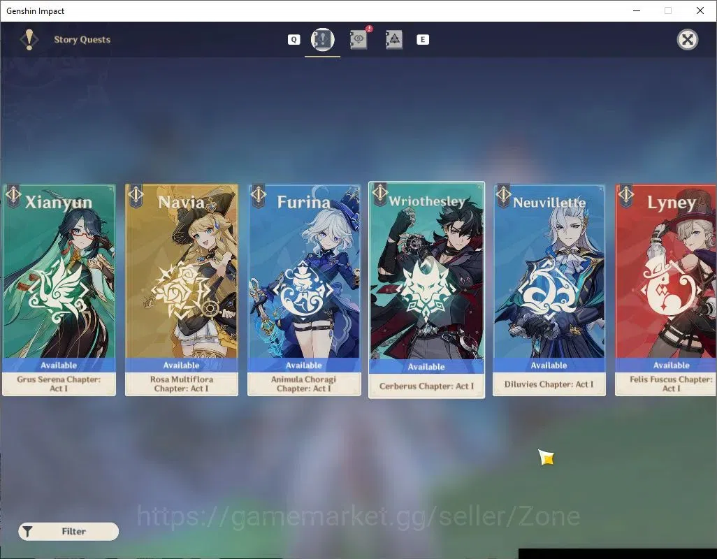 Genshin Impact Accounts ASIA|AR 58|13 Limited + 9 (5*Weapon)|[(Arlecchino, image 18