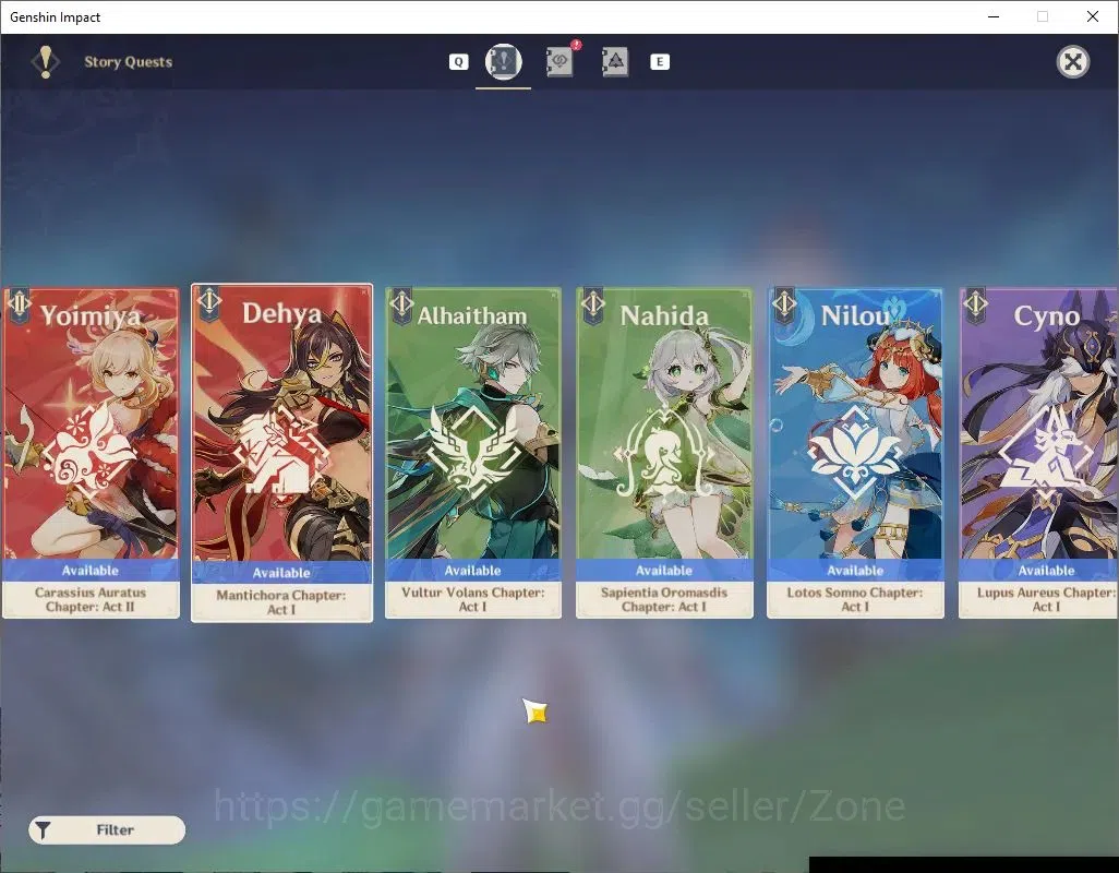 Genshin Impact Accounts ASIA|AR 58|13 Limited + 9 (5*Weapon)|[(Arlecchino, image 19