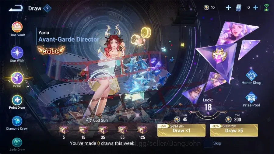 Honor of Kings Accounts Global|102H 87S|SaintSeiya Dharma|LNY2024 [Lady Su image 7