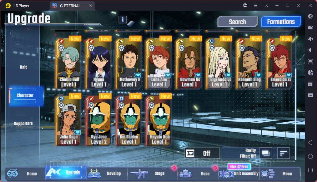 SD Gundam G Generation ETERNAL Accounts Global| Rank 1 | FreshStory | 100+K Diamond, Selec image 3