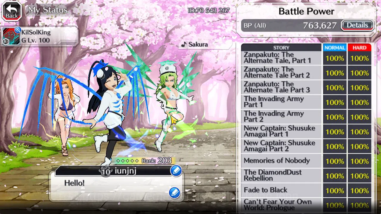 Bleach: Brave Souls Accounts [GLOBAL]52K Orb|TYBW26[Giselle,Candice],TYBW25[Ury image 18