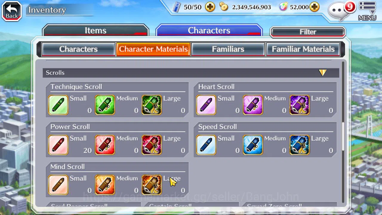 Bleach: Brave Souls Accounts [GLOBAL]52K Orb|TYBW26[Giselle,Candice],TYBW25[Ury image 6