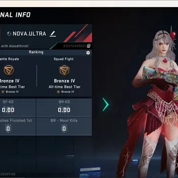 Blood Strike Accounts Others ASIA | Ultra Striker NOVA - Thorn Rose | 2 Legendary Embroidery Camo Selection Chest | Check SS
