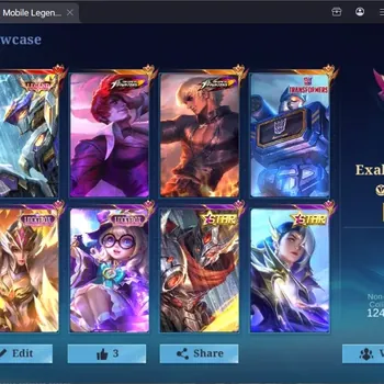 Mobile Legends: Bang Bang Accounts Collector Global|380S|Collector|Legend Saber,KOF Chou,KOF Karina,KOF GS,TF Roger,TF