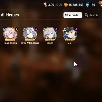 Epic Seven Accounts Starter Global Unverif|Starter|4ML(Zio,Barunka,BWIseria,Renoa)|Theater Locked|PoH&Bless ON|MoR 9|Stigma
