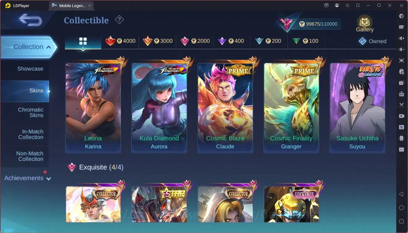 Mobile Legends: Bang Bang Accounts Global|Hero 132|Skin 367|Exalted|Legend GS|Naruto  image 14