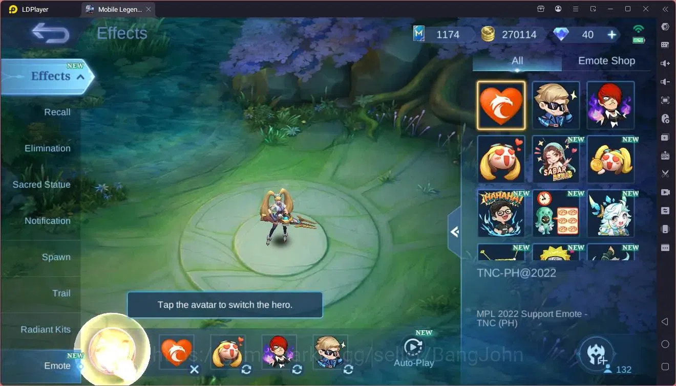 Mobile Legends: Bang Bang Accounts Global|Hero 132|Skin 367|Exalted|Legend GS|Naruto  image 16