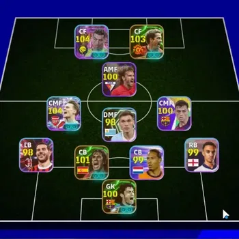 eFootball Accounts Legends & Iconic Players Android|7 Epic Michael Owen,Eden Hazard,Carles Puyol,Vitor Baia|6 Show Time