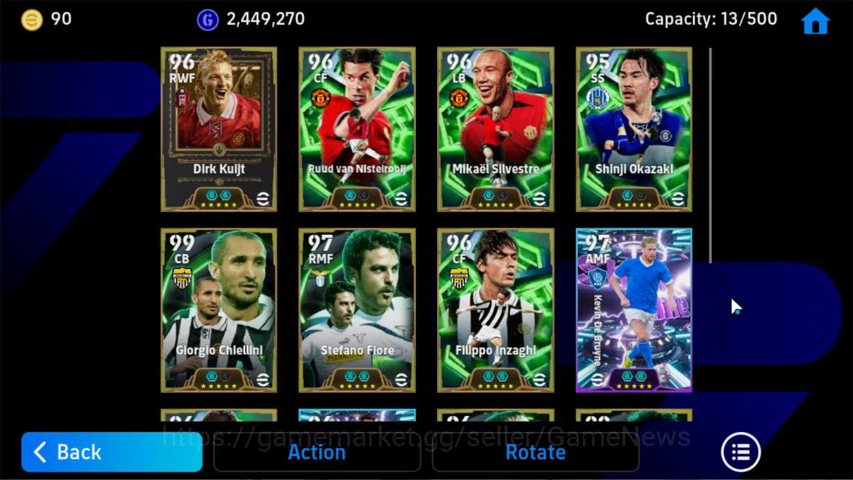 eFootball Accounts Mobile|Willpower(DirkKuijt),PhenomeFinish(VanNiste image 11