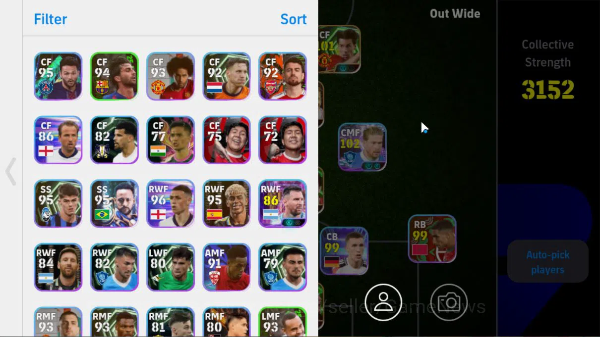eFootball Accounts Mobile|Willpower(DirkKuijt),PhenomeFinish(VanNiste image 12