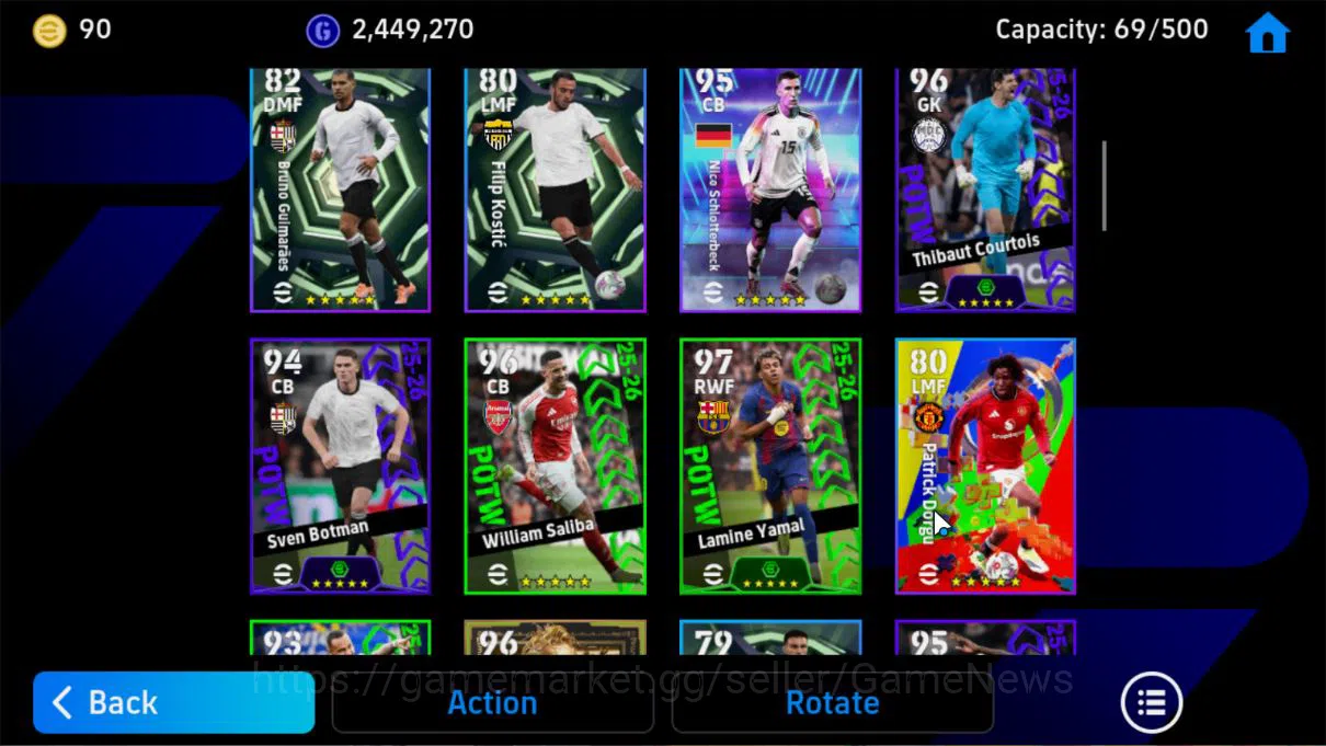 eFootball Accounts Mobile|Willpower(DirkKuijt),PhenomeFinish(VanNiste image 3