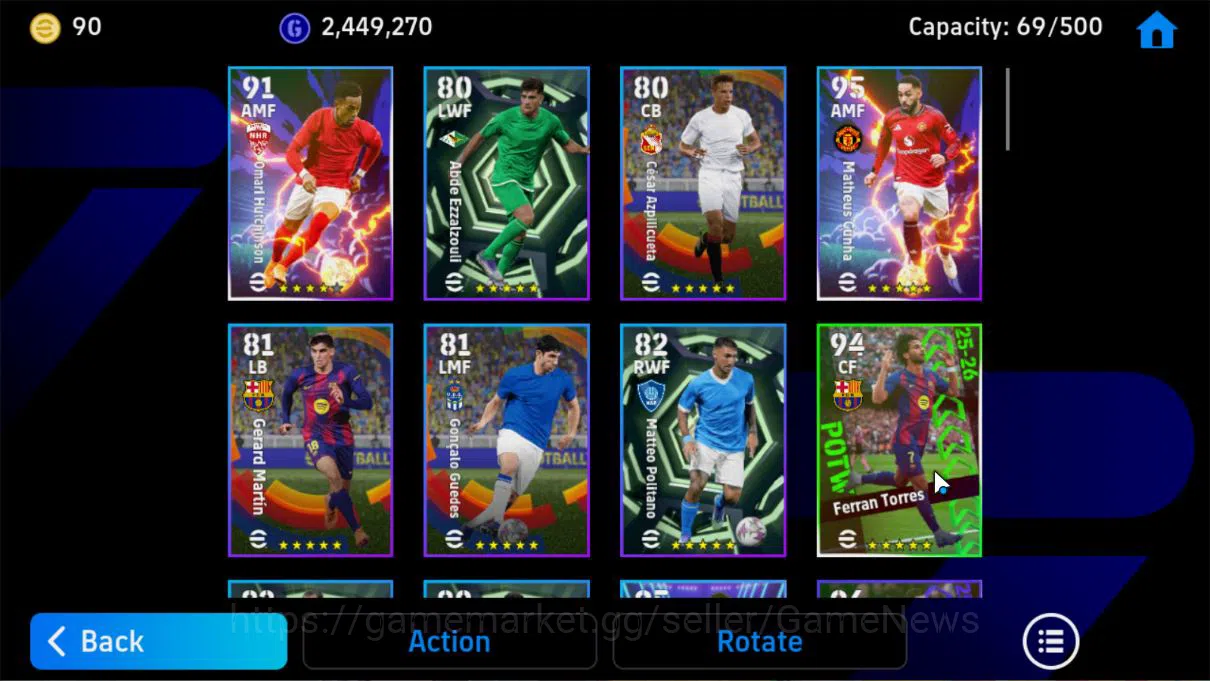 eFootball Accounts Mobile|Willpower(DirkKuijt),PhenomeFinish(VanNiste image 4