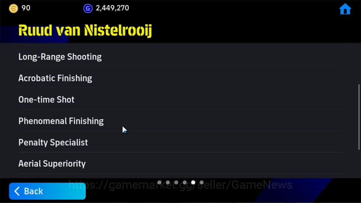 eFootball Accounts Mobile|Willpower(DirkKuijt),PhenomeFinish(VanNiste image 8