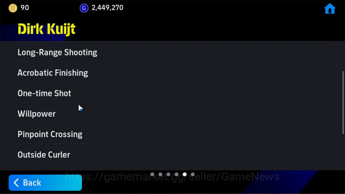 eFootball Accounts Mobile|Willpower(DirkKuijt),PhenomeFinish(VanNiste image 9