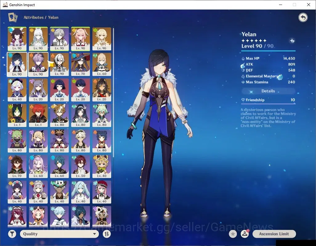Genshin Impact Accounts ASIA|AR 58|6 Limited+6(*5Wep)|(Zibai C2,Arlecchino image 6