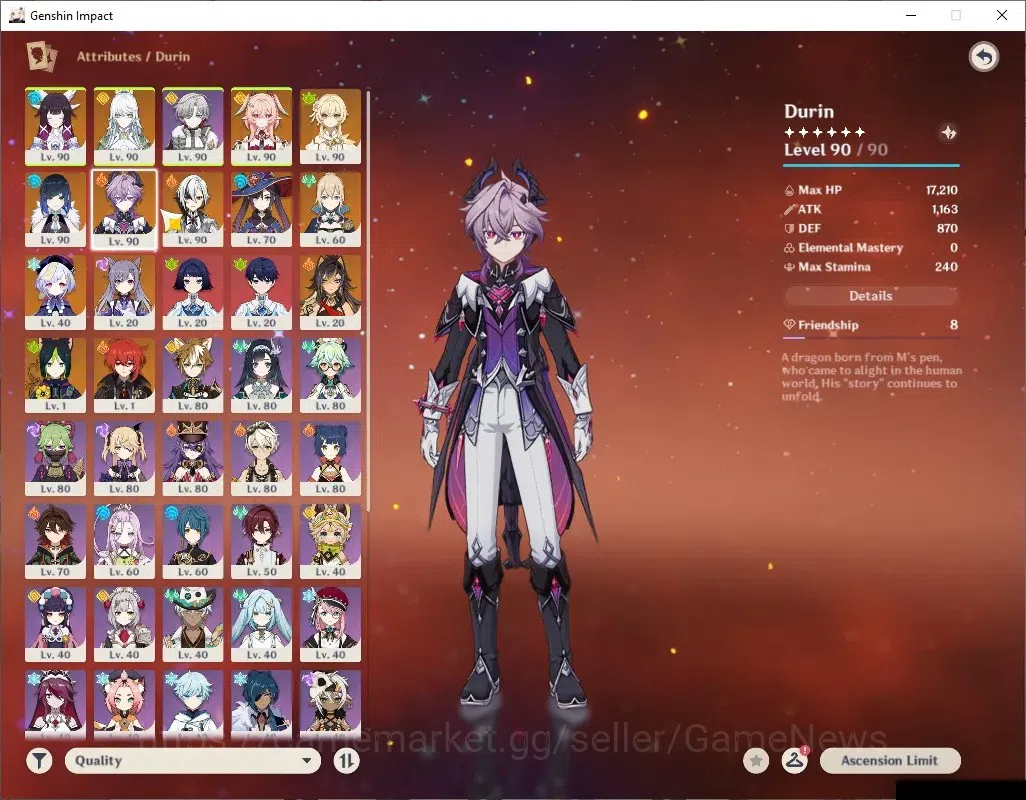 Genshin Impact Accounts ASIA|AR 58|6 Limited+6(*5Wep)|(Zibai C2,Arlecchino image 7