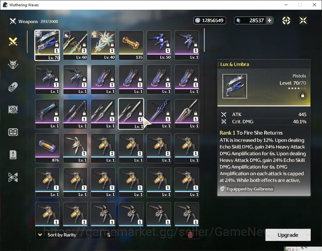 Wuthering Waves Accounts Starter SEA|UL 47|28K Astrite+105 Lustrous|2 Limited|[Luuk Herssen,Galbrena]+Sign|DB Lv30|Female 4