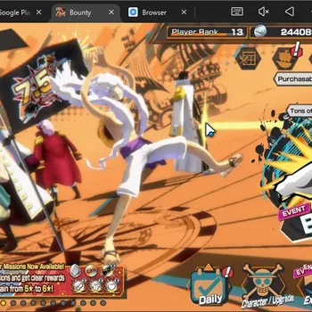 One Piece Bounty Rush Accounts High-End Android|EX 5|PR 13|KOP Monkey D.Luffy,KOP Gol D.Roger,GP Edward N,SK Borsalino,FE