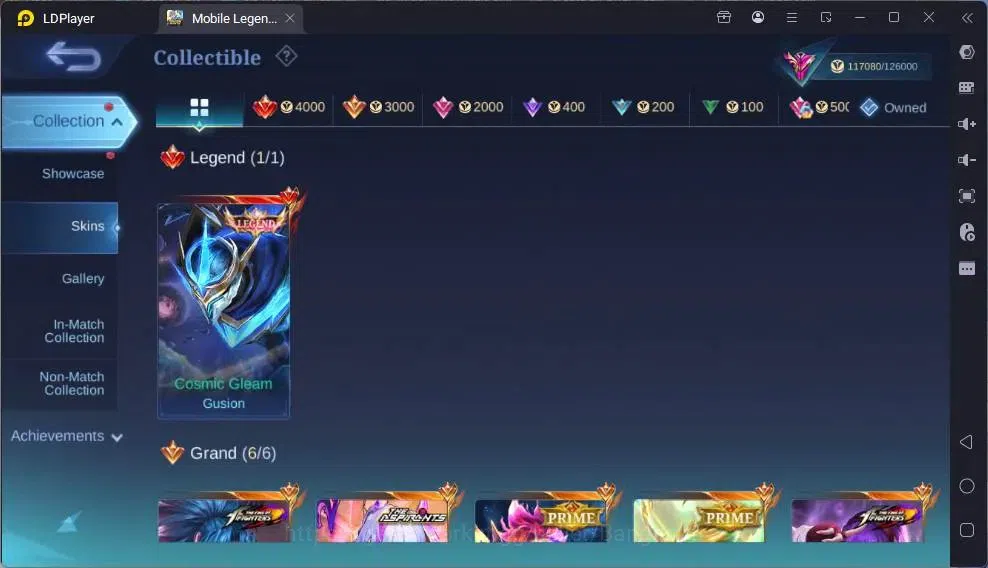 Mobile Legends: Bang Bang Accounts Global|Hero 132|Skin 360|Renowned|Legend Gusion|Co image 20